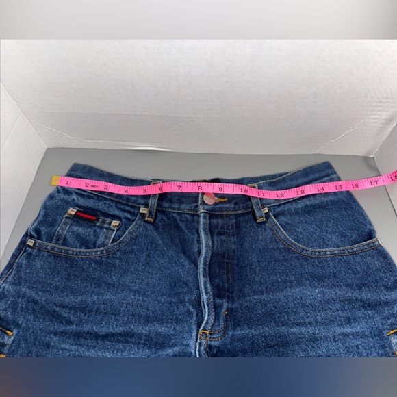 Rare Vintage Y2K FUBU Denim Blue Women's Juniors Button Accented Shorts - Picture 6 of 13